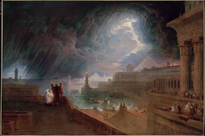 “Sétima Praga do Egito” (1823), de John Martin (1789–1854)