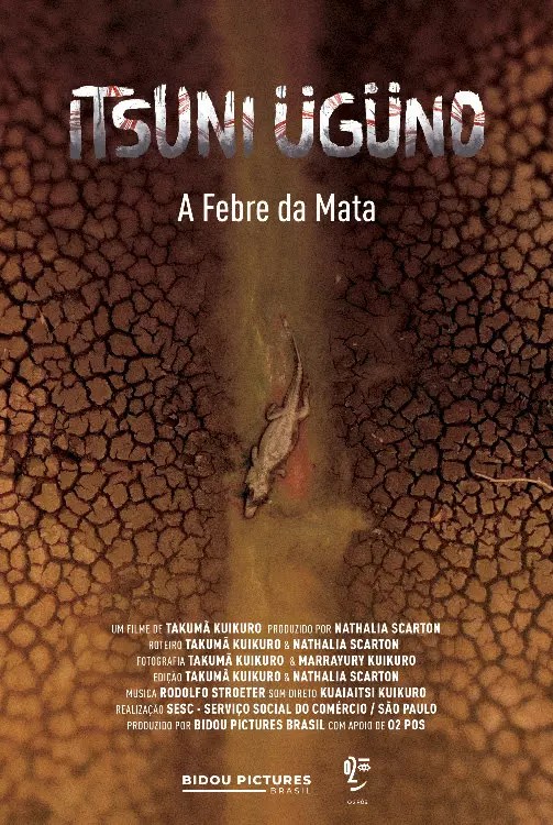 Cartaz do curta-metragem Itsuni Ügüno ou A Febre da Mata, do diretor Takumã Kuikuro