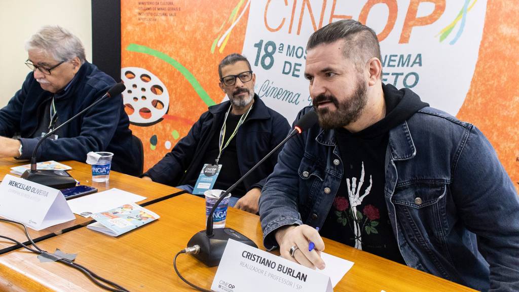 Cristiano Burlan na mostra de cinema de Ouro Preto, CINEOP.