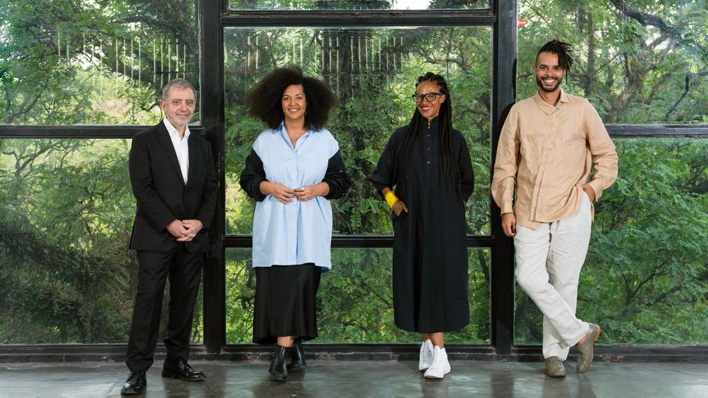 Manuel Borja-Villel, Diane Lima, Grada Kilomba e Hélio Menezes, curadores da Bienal de São Paulo.