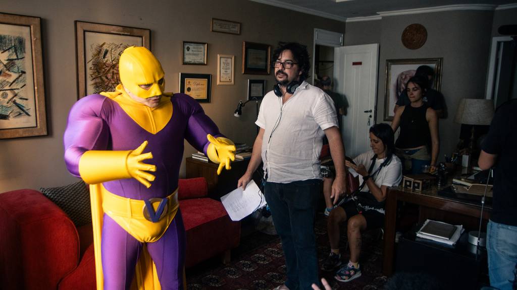 overman-2 Bastidores das gravações do filme