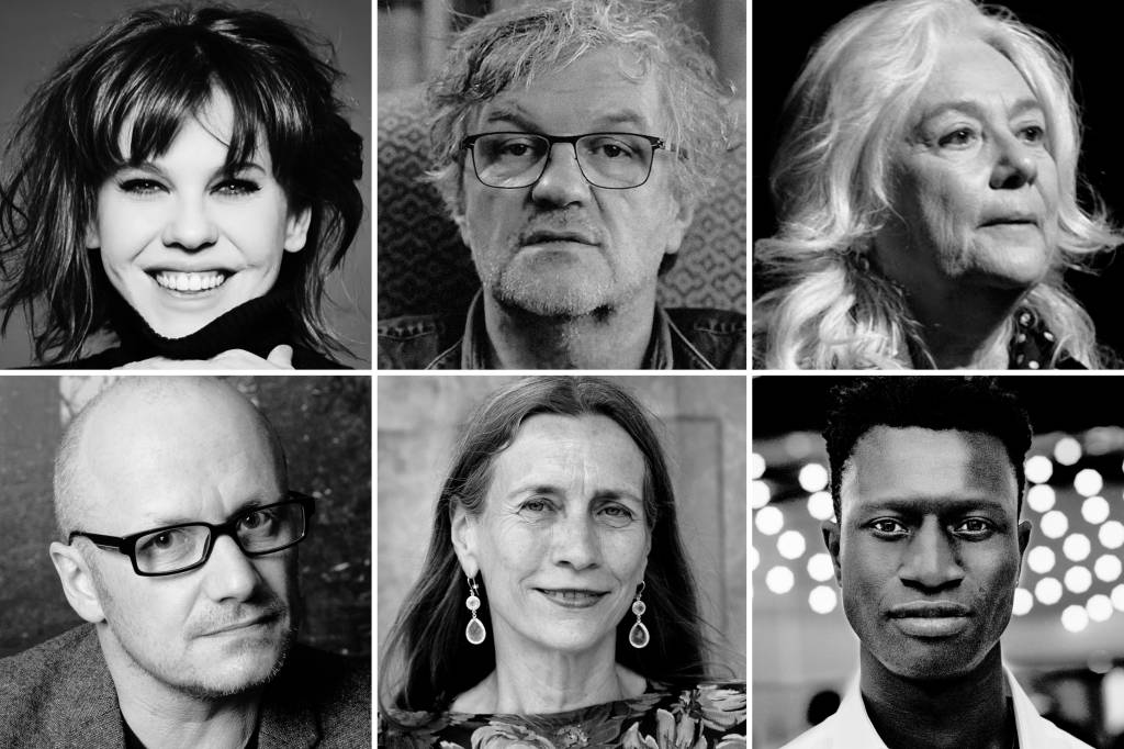 juri-jpeg os-jurados-bárbara-paz-emir-kusturica-enrica-fico-antonioni-lenny-abrahamson-mariëtte-rissenbeek-e-welket-bungué.