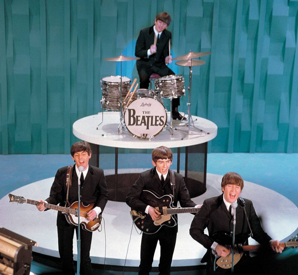 The Beatles, durante apresentação no programa Ed Sullivan Show