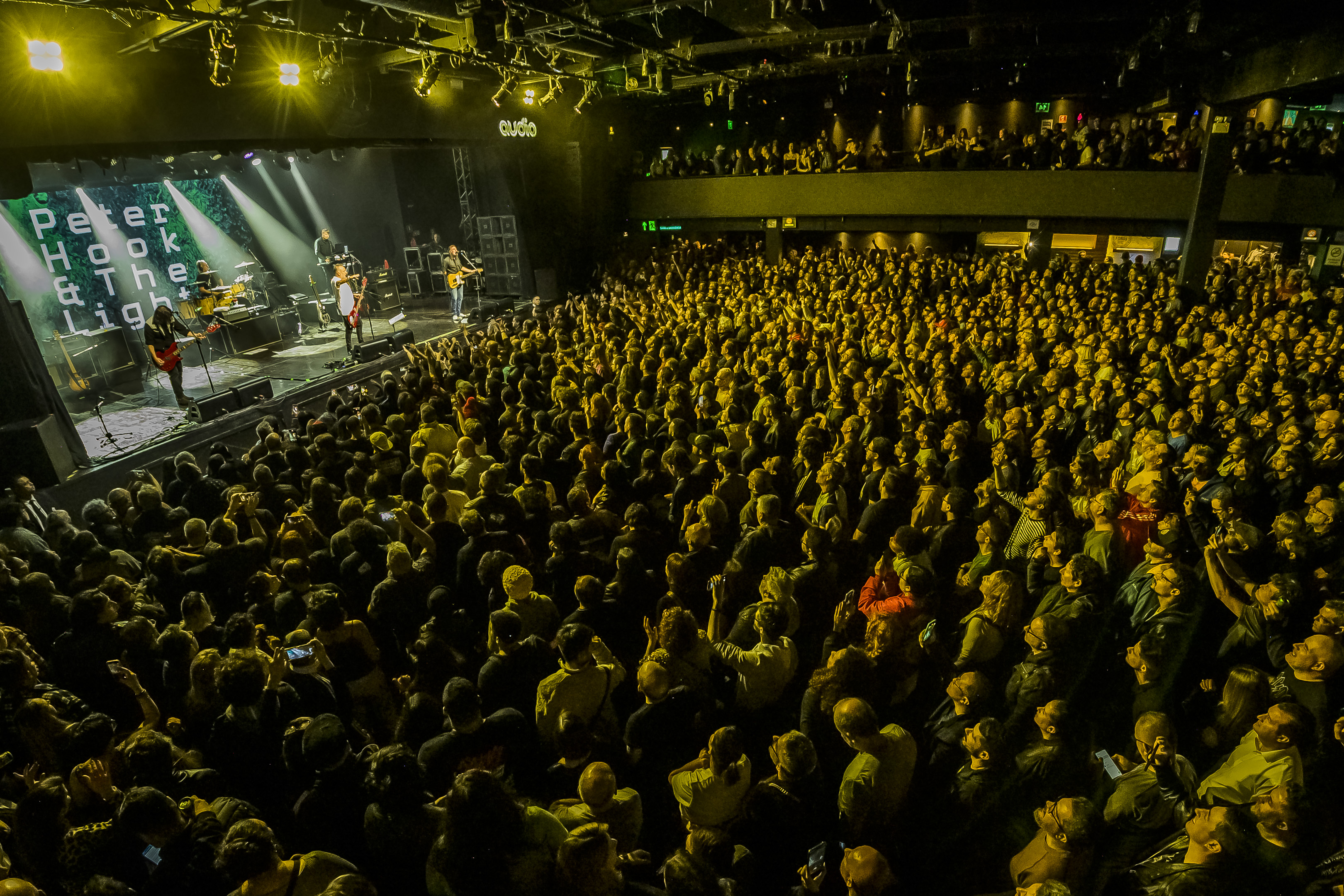 Show de Peter Hook and The Light no Audio, em São Paulo