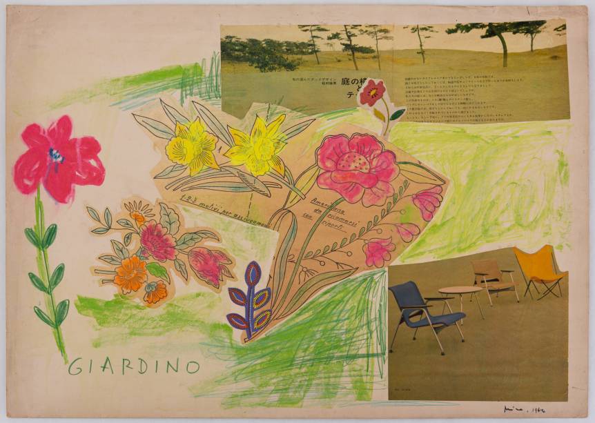 Mira Schendel, Sem título, 1964, 50 x 70,5cm Mira Schendel, Sem título, 1964, 50 x 70,5cm