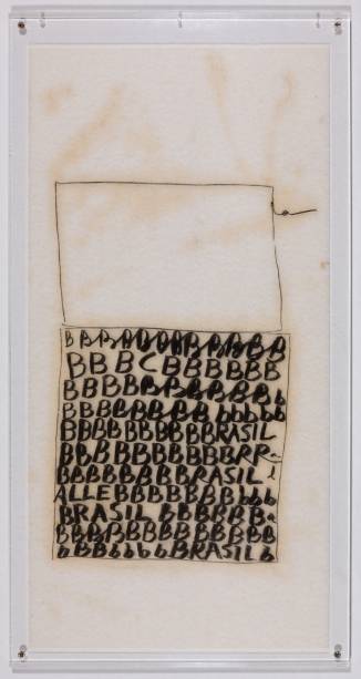 Mira Schendel, Sem título, 1965, 47 x 23 cm Mira Schendel, Sem título, 1965, 47 x 23 cm