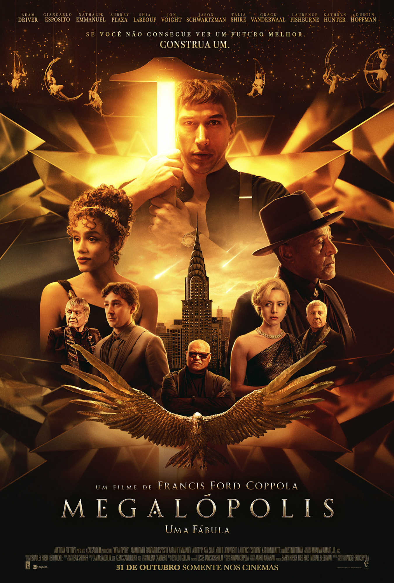 francis-ford-coppola-megalopolis-adam-driver-filme-dustin-hoffman-giancarlo-esposito-aubrey-plaza-talya-shire