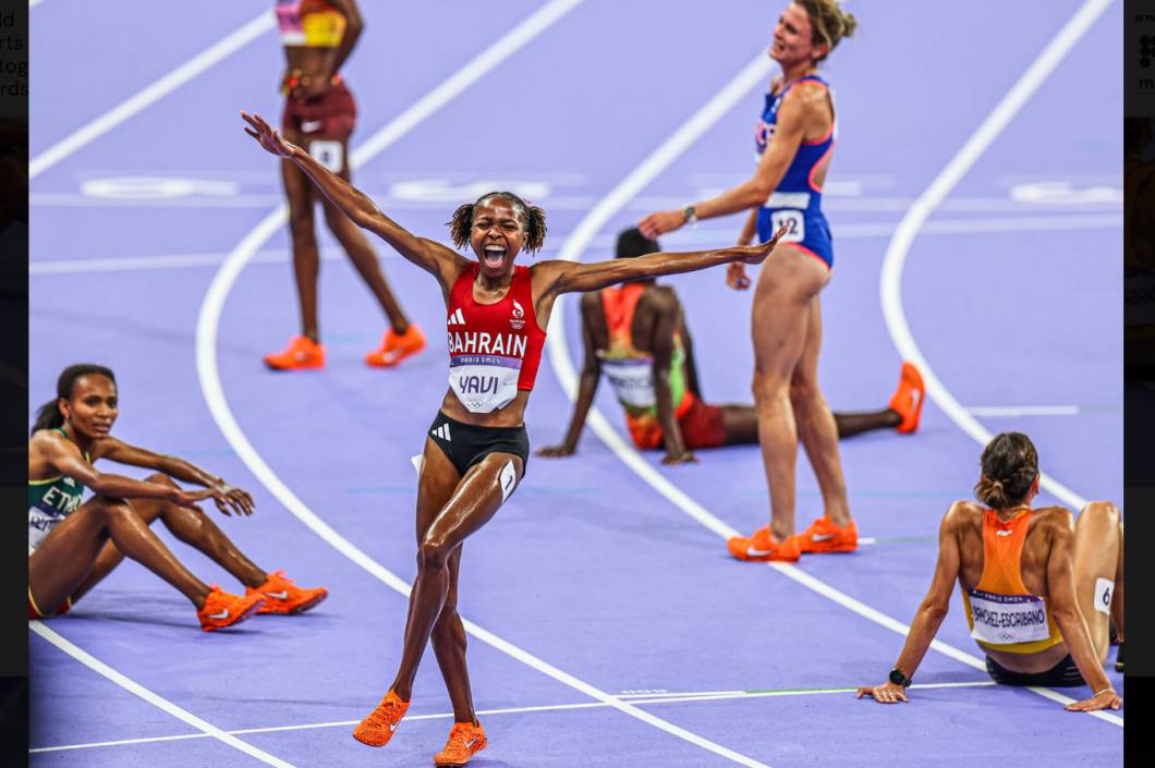 Categoria atletismo-ouro- Winfred Yavi Olympic Gold. Categoria atletismo-ouro- Winfred Yavi Olympic Gold.