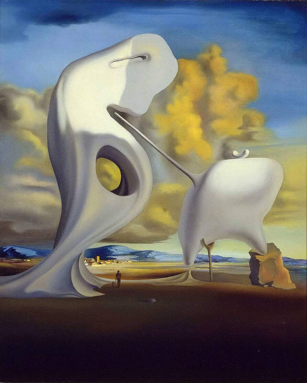 Dali Ángelus arquitectónico de Millet (1933) salvador-dali-surrealismo-surrealista-quadro-pintura-arte