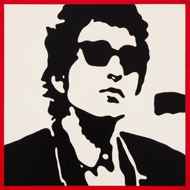 Claudio Tozzi Bob Dylan (1969) esmalte e tinta automotiva sobre aglomerado60 x 60 x 5,2 cmFoto: Isabella Matheus Claudio Tozzi Bob Dylan (1969) esmalte e tinta automotiva sobre aglomerado60 x 60 x 5,2 cmFoto: Isabella Matheus
