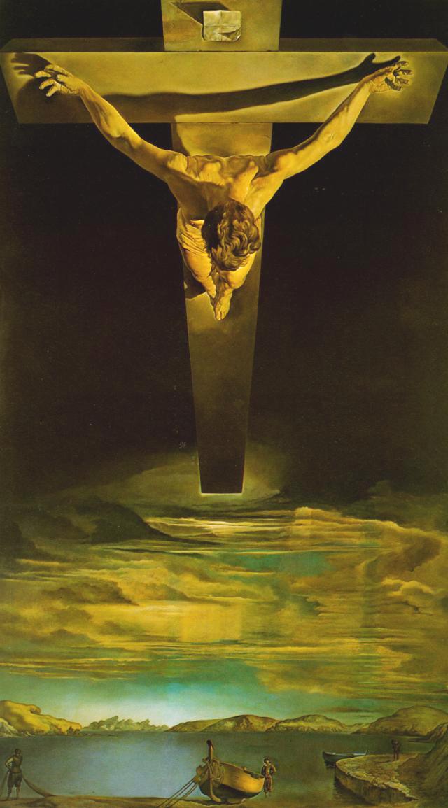 Dali Cristo de São João da Cruz (1951) salvador-dali-surrealismo-surrealista-quadro-pintura-arte