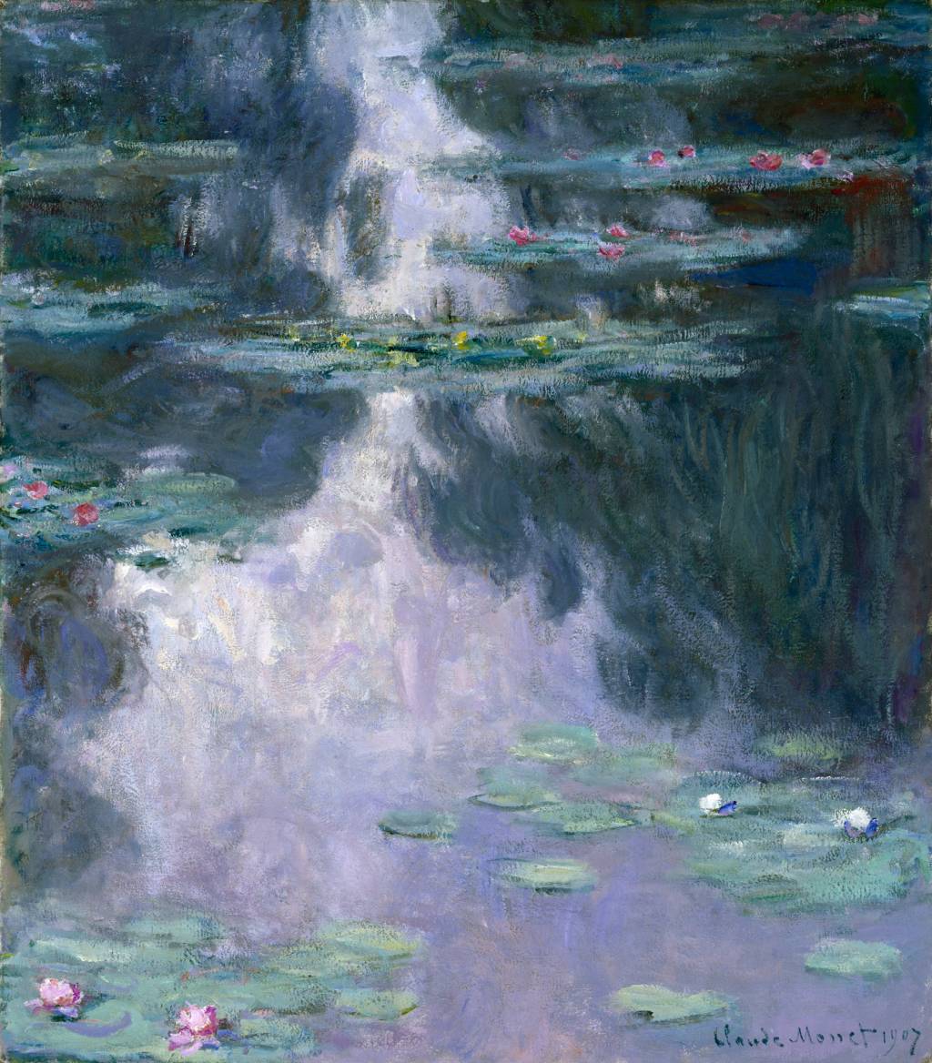 Cópia de Claude Monet, Water Lilies (Nymphéas), 1907. © The Museum of Fine Arts, Houston; Thomas R. DuBrock monet-lilies-lirio-agua-plantas-exposicao-masp