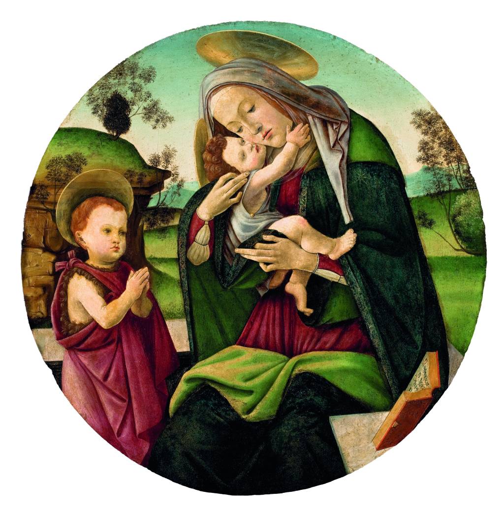 A-Virgem-e-o-Menino-com-o-Pequeno-Joao-Batista-Sandro-Botticelli. A-Virgem-e-o-Menino-com-o-Pequeno-Joao-Batista-Sandro-Botticelli-acervo-masp