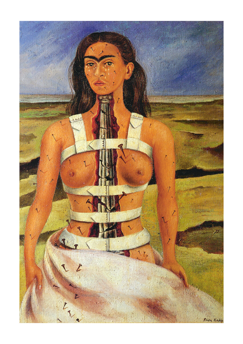 pl-33-ppx3xpe-Kahlo_The_Broken_Column_1944 frida-kahlo-pintora-autoretrato-aniversario